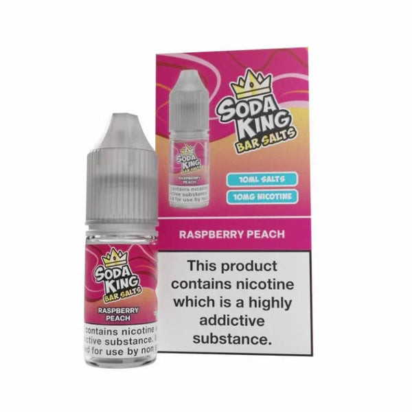 Raspberry Peach Bar Salt by Soda King