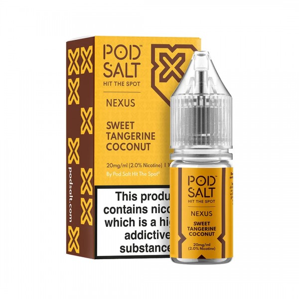 Sweet Tangerine Coconut Nic Salt by Pod Salt Nexus