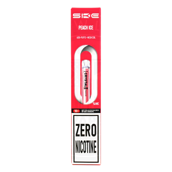 Crystal 600 ZERO NICOTINE Disposable Vape Kit by SKE