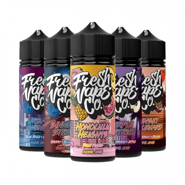 Fresh Vape Co 100ml 0mg Shortfills