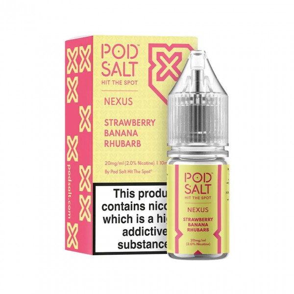 Strawberry Banana Rhubarb Nic Salt by Pod Salt Nexus