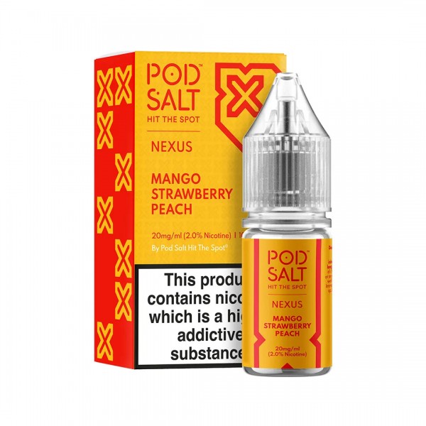 Mango Strawberry Peach Nic Salt by Pod Salt Nexus