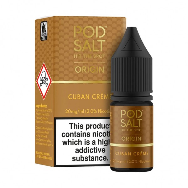 Cuban Creme Nic Salt by Pod Salt Origin