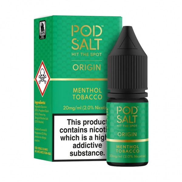 Menthol Tobacco Nic Salt by Pod Salt Origin